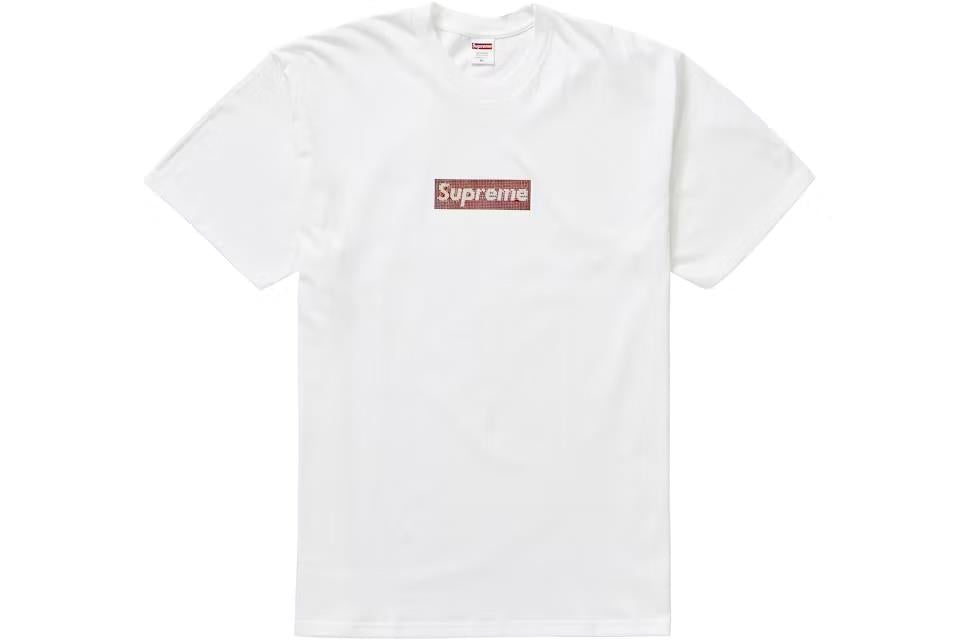 Supreme Swarovski Box Logo Tee
White Medium