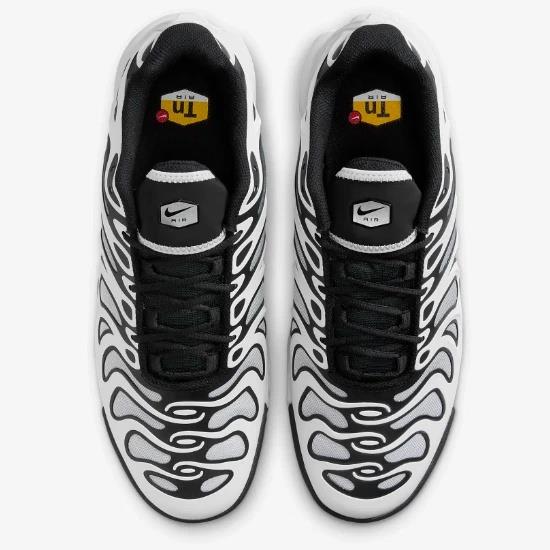 Nike Air Max Plus Drift White Black Metallic Silver