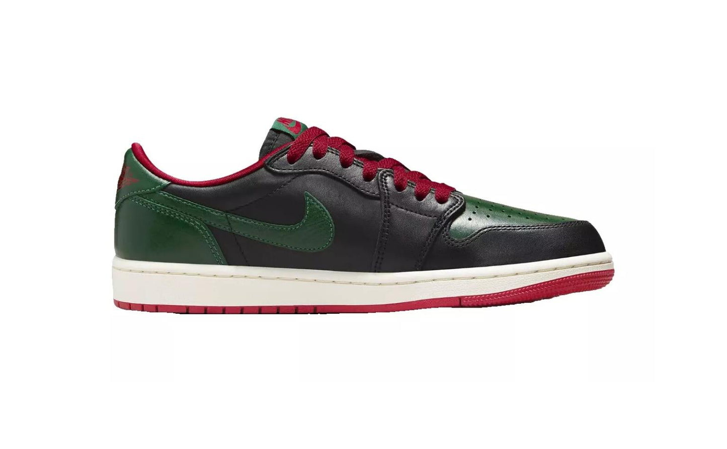 Jordan 1 Retro Low OG Gorge Green Varsity Red (Women's)
