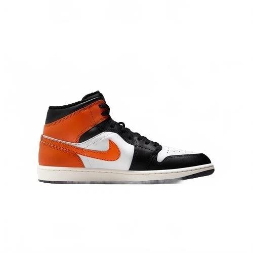 Jordan 1 Mid Black Toe Starfish