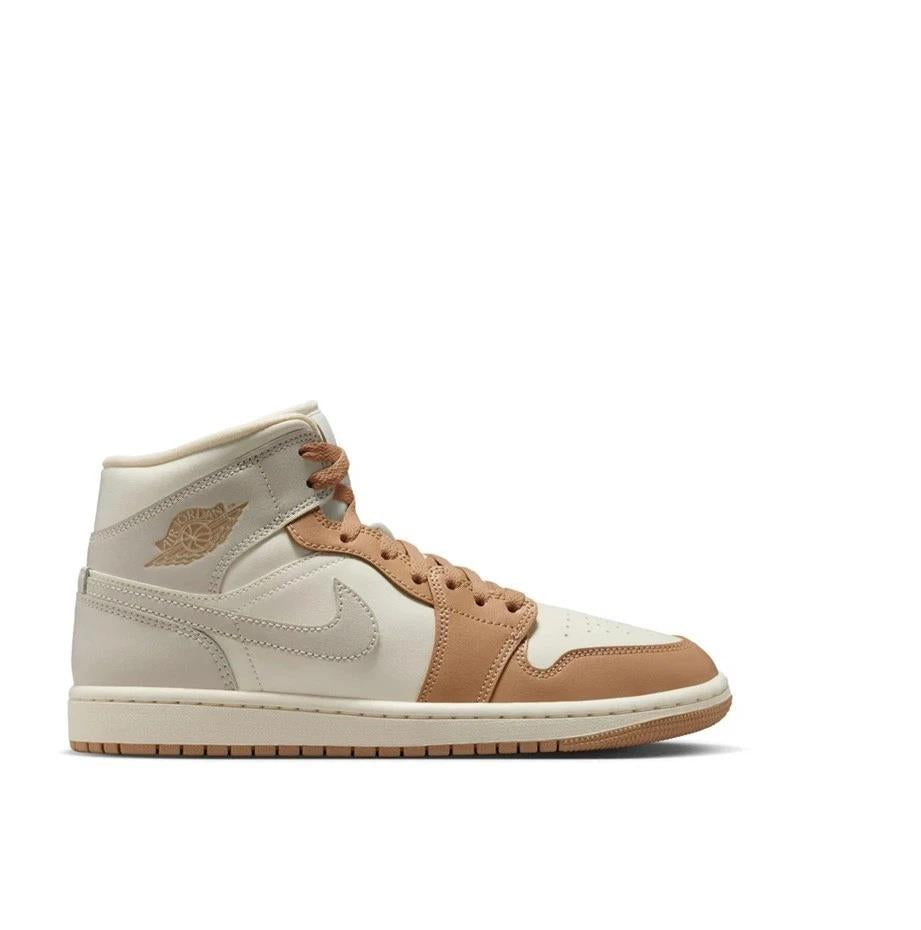 Jordan 1 Mid Tan Toe (Women's)