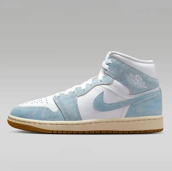 Jordan 1 Mid Denim (Women's)