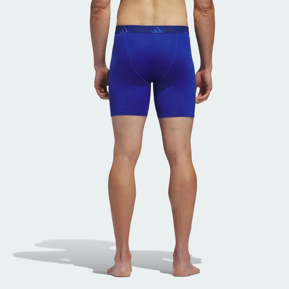 adidas Blue Microfiber Boxer Briefs 3-Pack