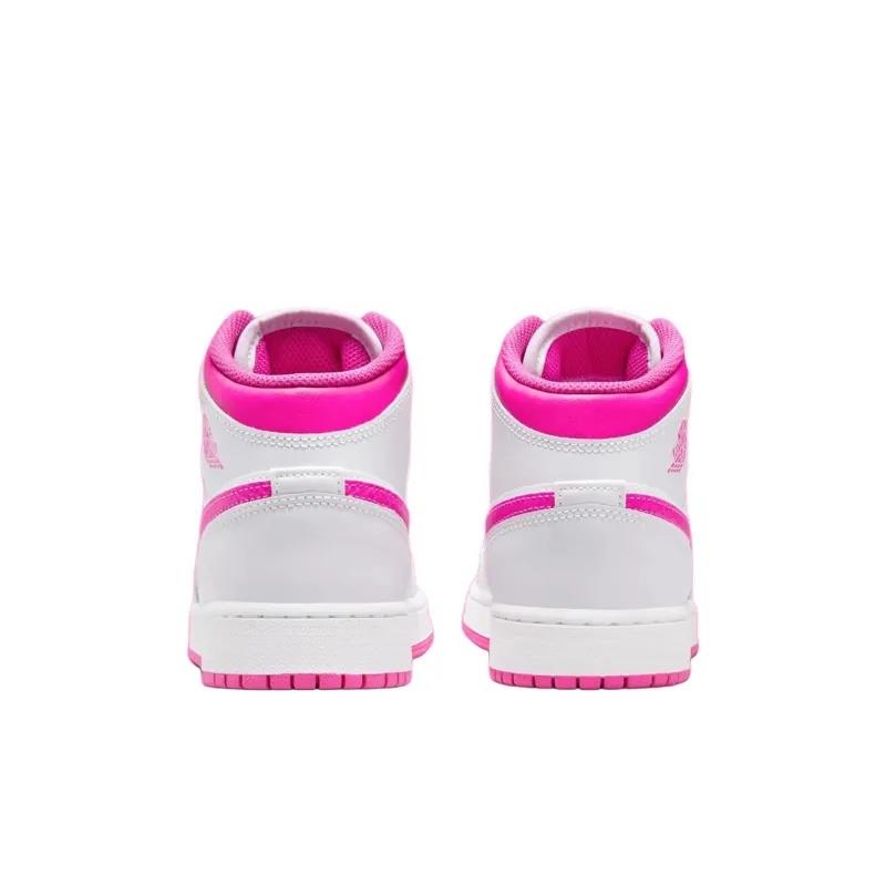 Jordan 1 Mid Fire Pink (GS)