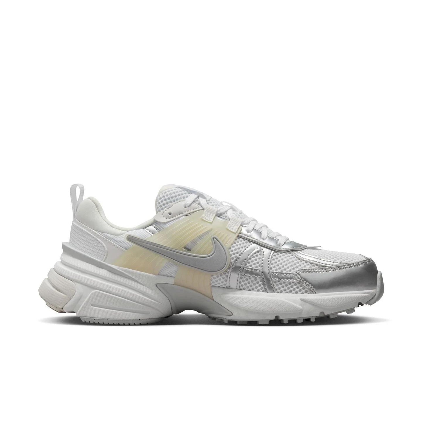 Nike V2K Run Metallic Silver White (Women's)