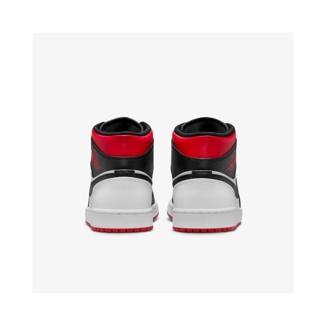 Jordan 1 Mid Gym Red Black Toe