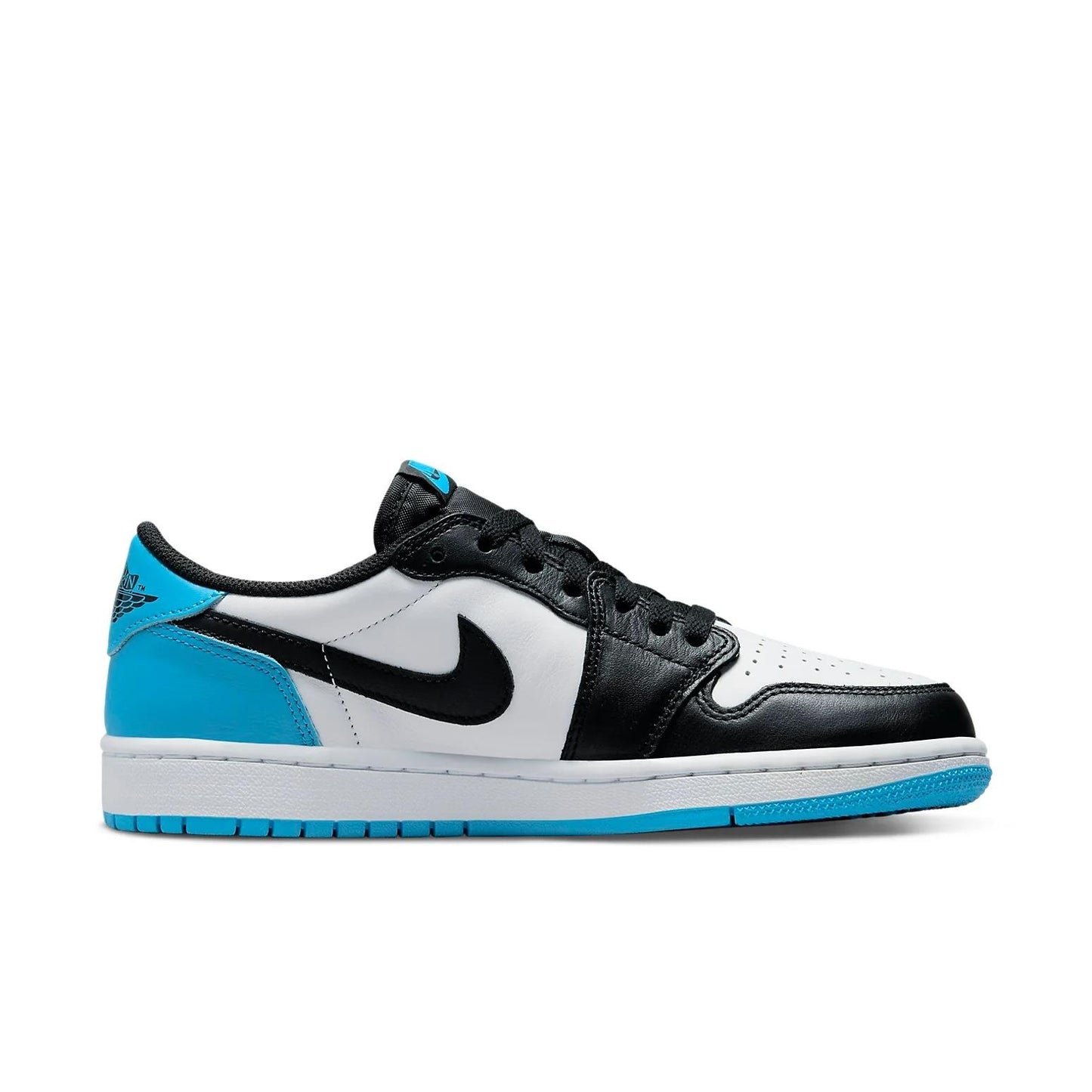 Jordan 1 Retro Low OG Black Dark Powder Blue (Women's)
