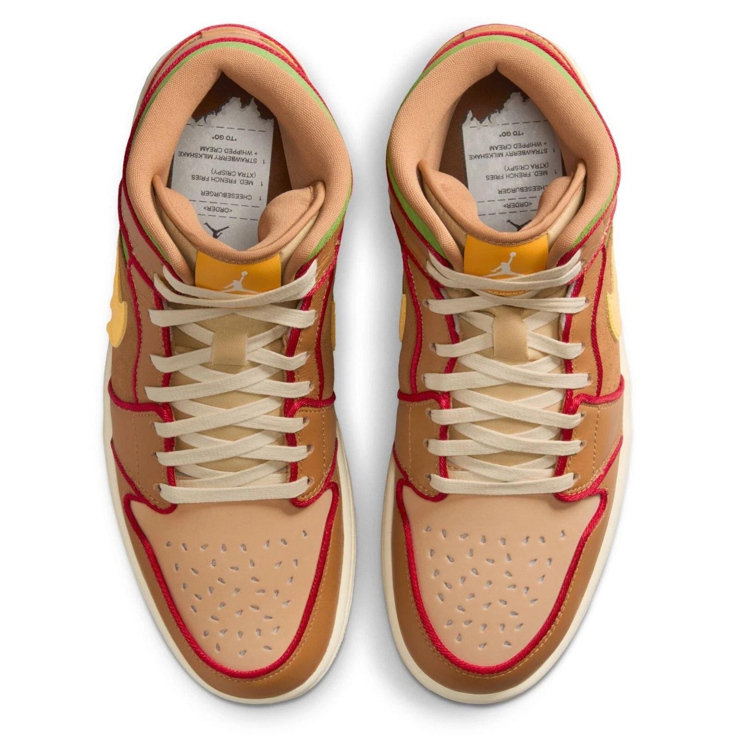 Jordan 1 Mid SE Cheeseburger