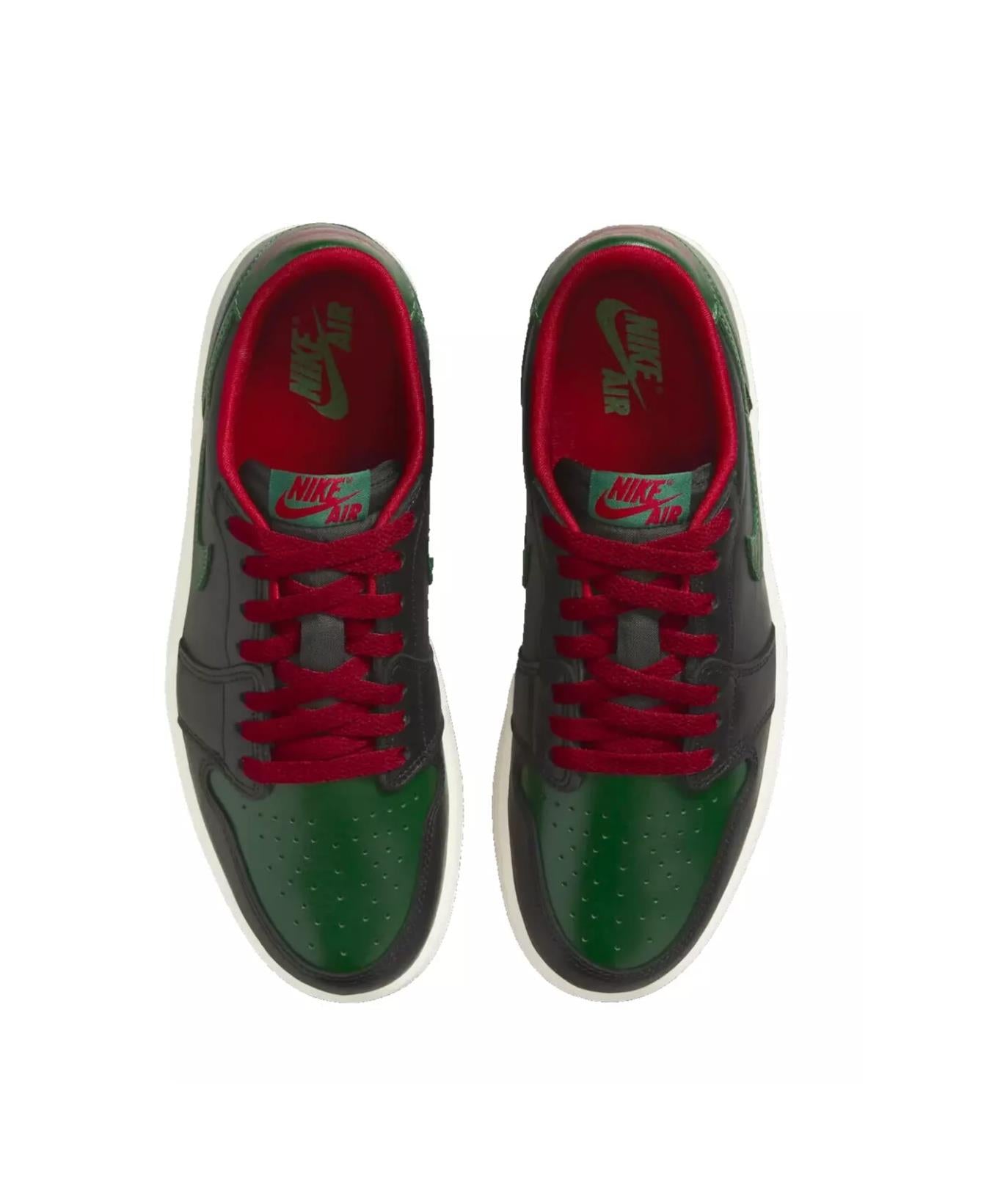 Jordan 1 Retro Low OG Gorge Green Varsity Red (Women's)