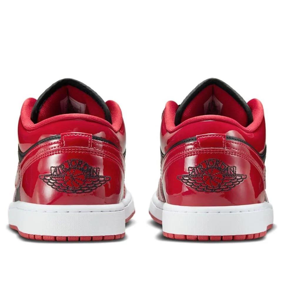 Jordan 1 Low SE Patent Varsity Red Black