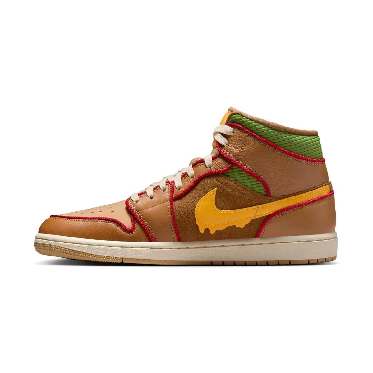 Jordan 1 Mid SE Cheeseburger
