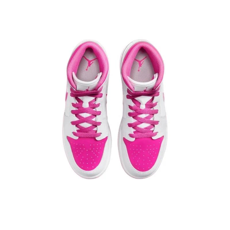 Jordan 1 Mid Fire Pink (GS)