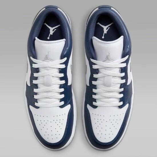 Jordan 1 Low Wolf Grey Midnight Navy