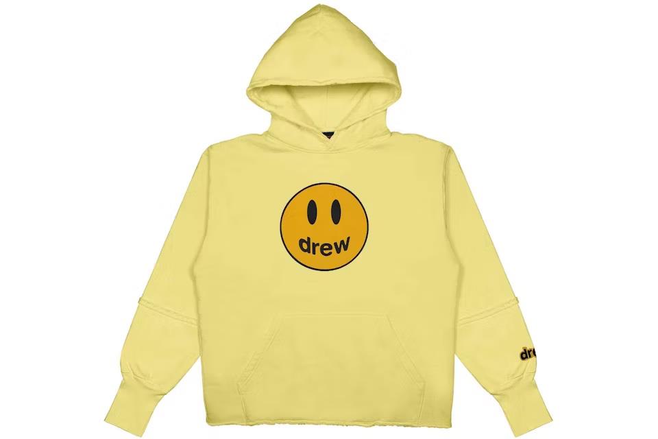 drew house deconstructed mascot hoodie
light yellow Medium