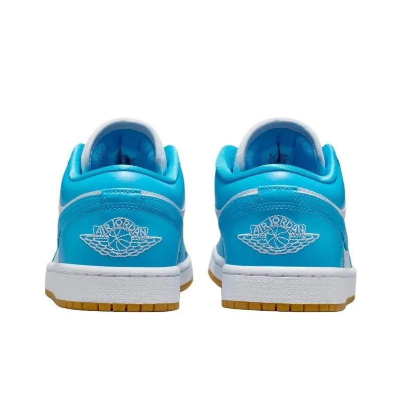 Jordan 1 Low White Gum Light Brown Powder Blue Womens