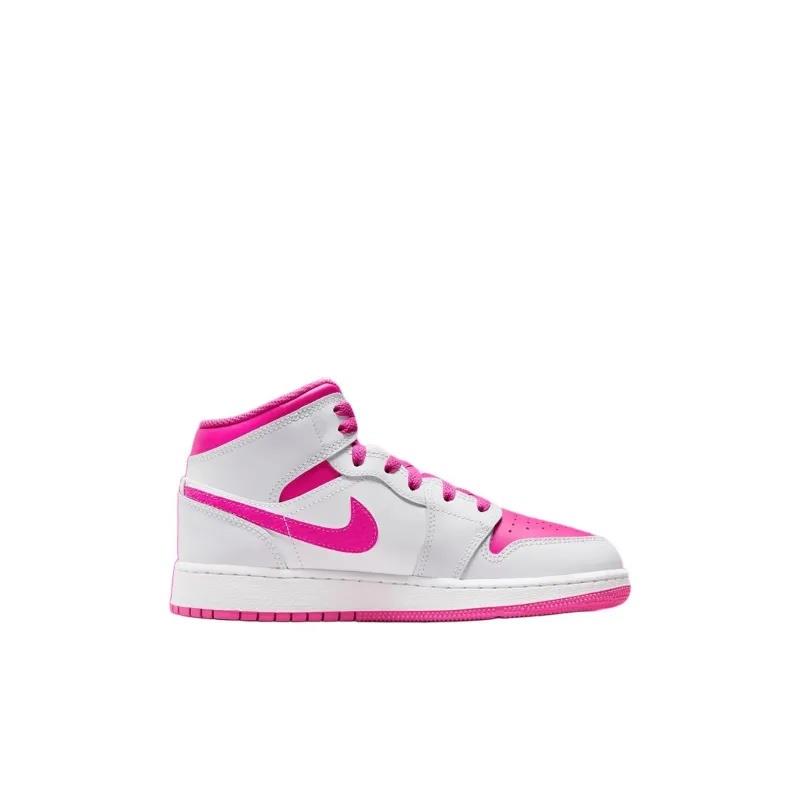 Jordan 1 Mid Fire Pink (GS)