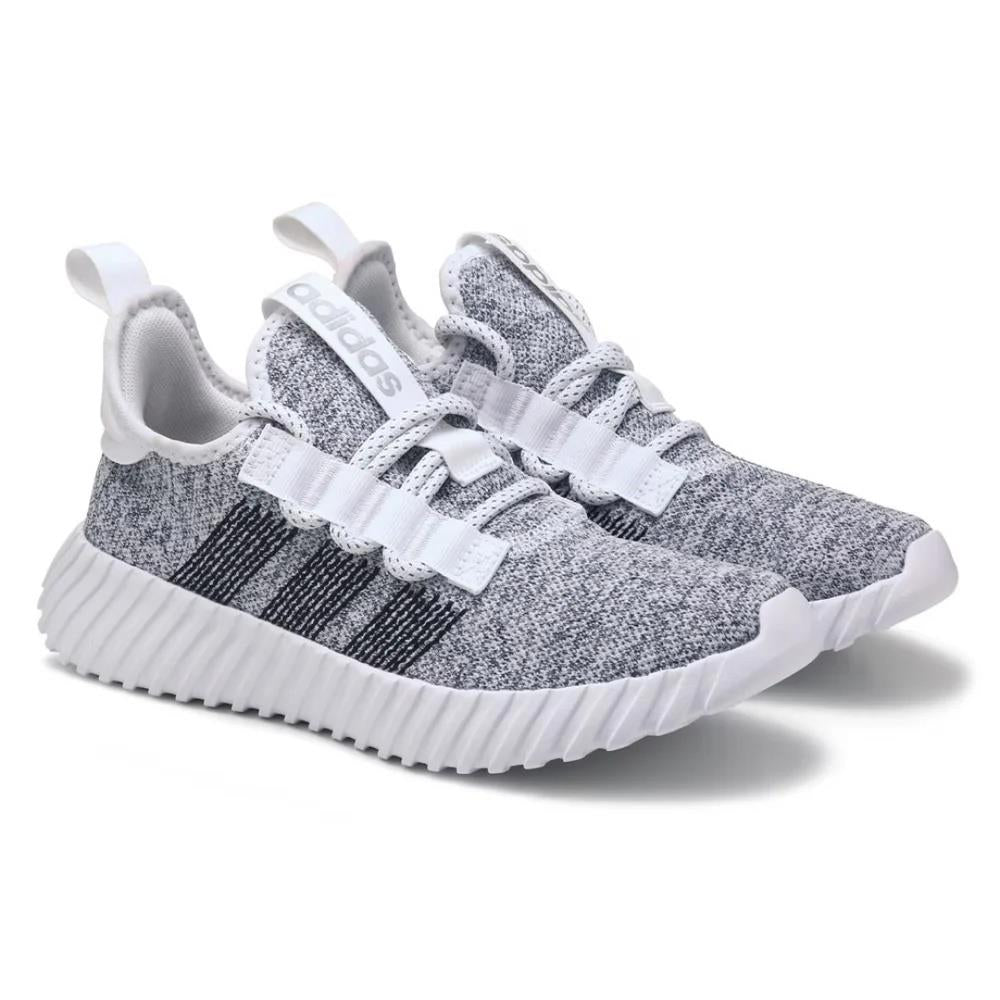 adidas Kaptir Flow Cloud White Core Black Silver Metallic (Women's) size 5.5W