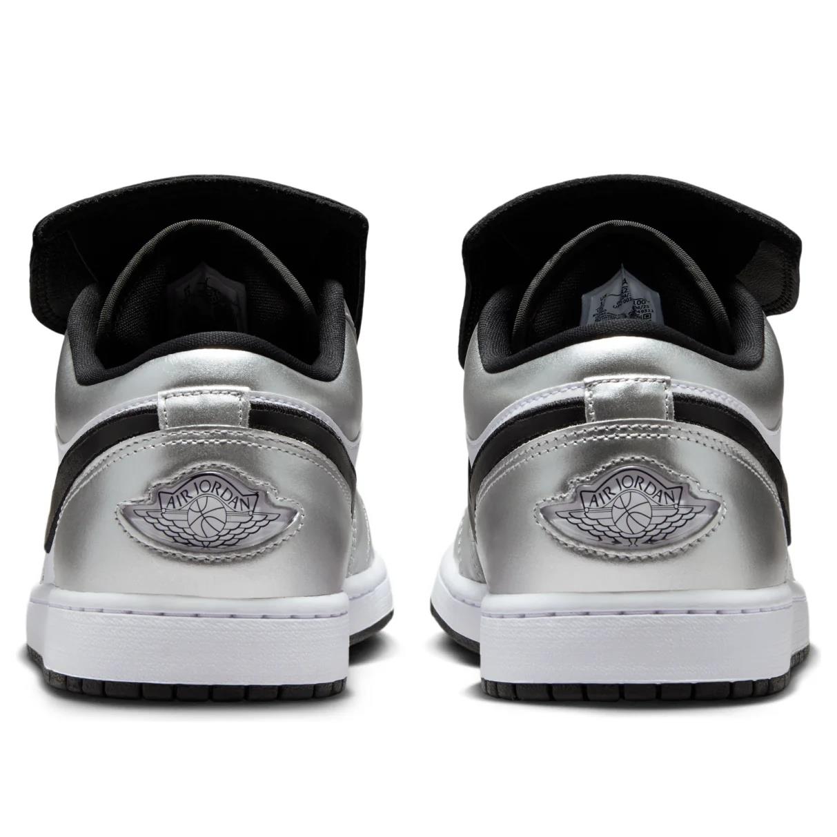 Jordan 1 Low SE 
Metallic Silver Tiempo