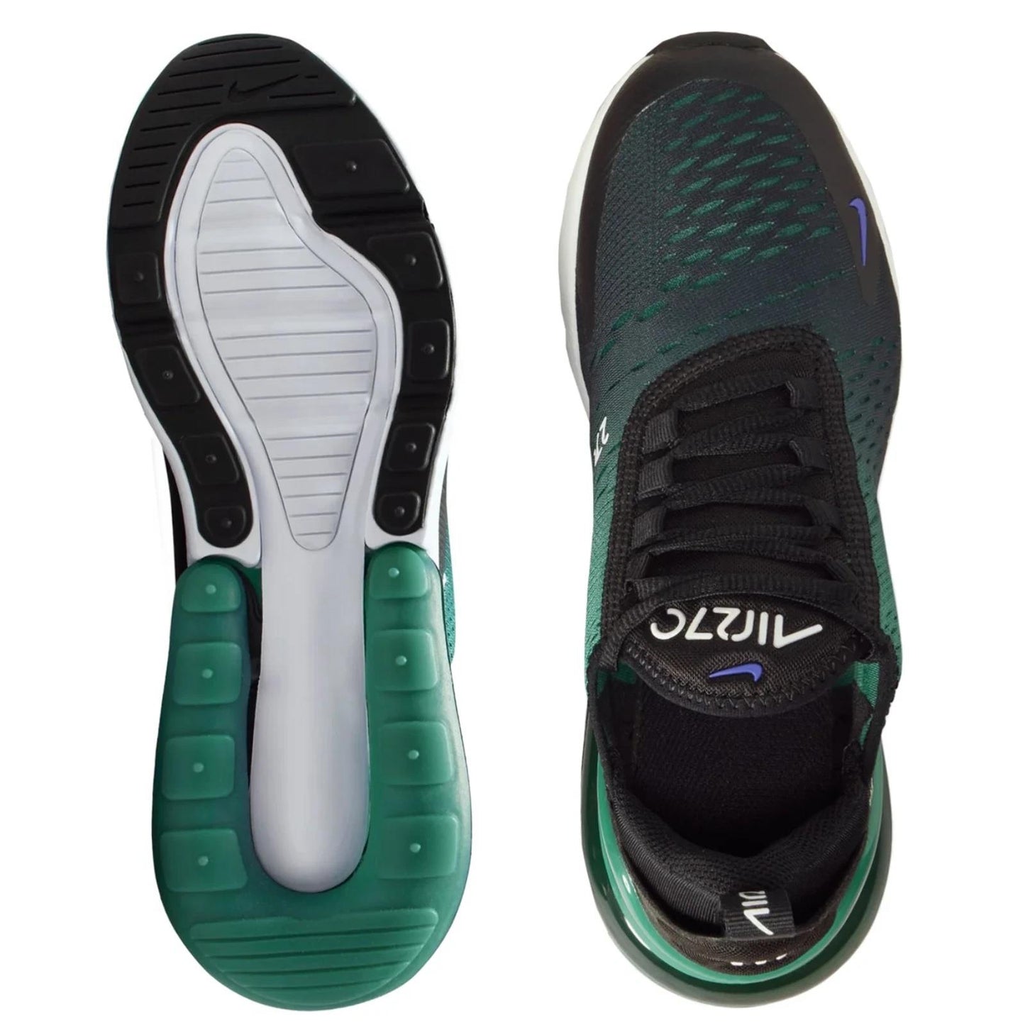 Nike Air Max 270 Black Evergreen Aura Deep Night (GS) 943345-042