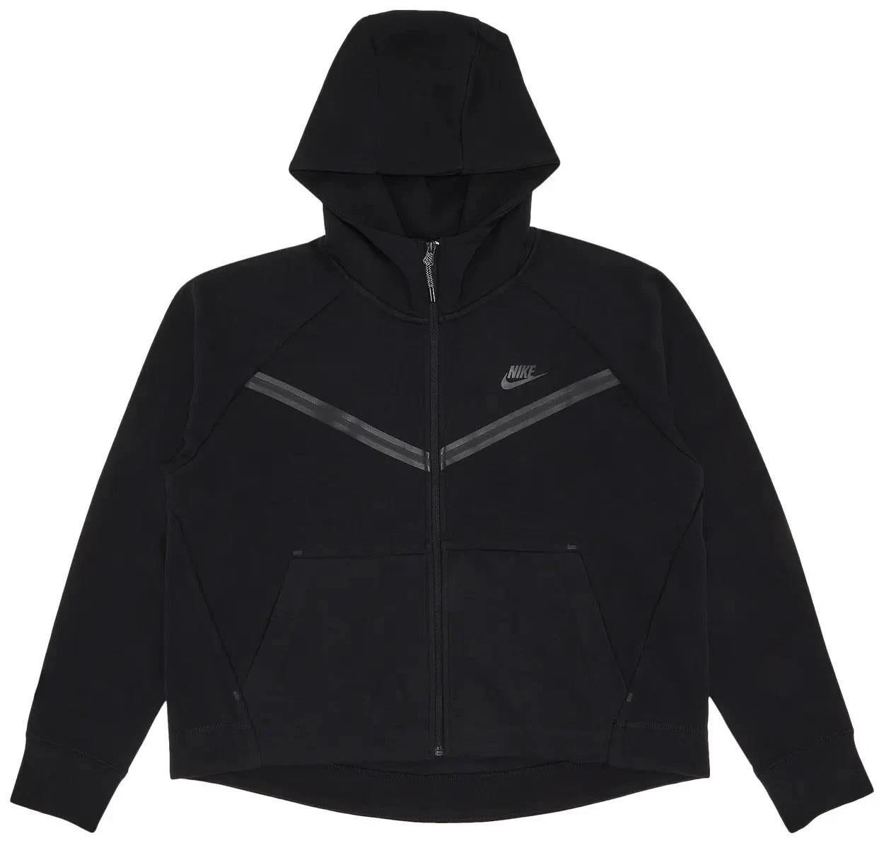 Nike Women's Tech Fleece Windrunner Full Zip Hoodie 
Black