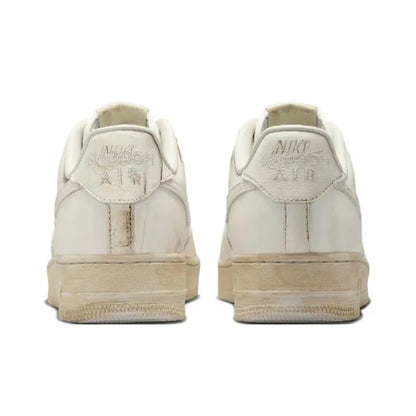 Nike Air Force 1 Low .SWOOSH Dirty Triple White