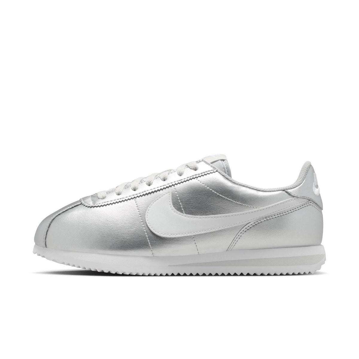 Nike Cortez 
Metallic Silver (Women's)
