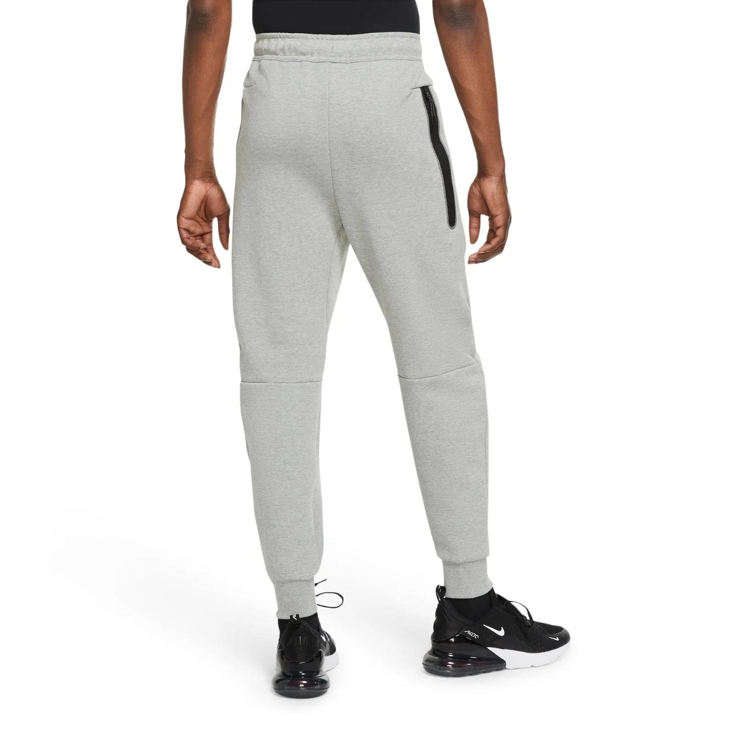 Nike Solid Color Bundle Feet Sports Long Pants light grey
