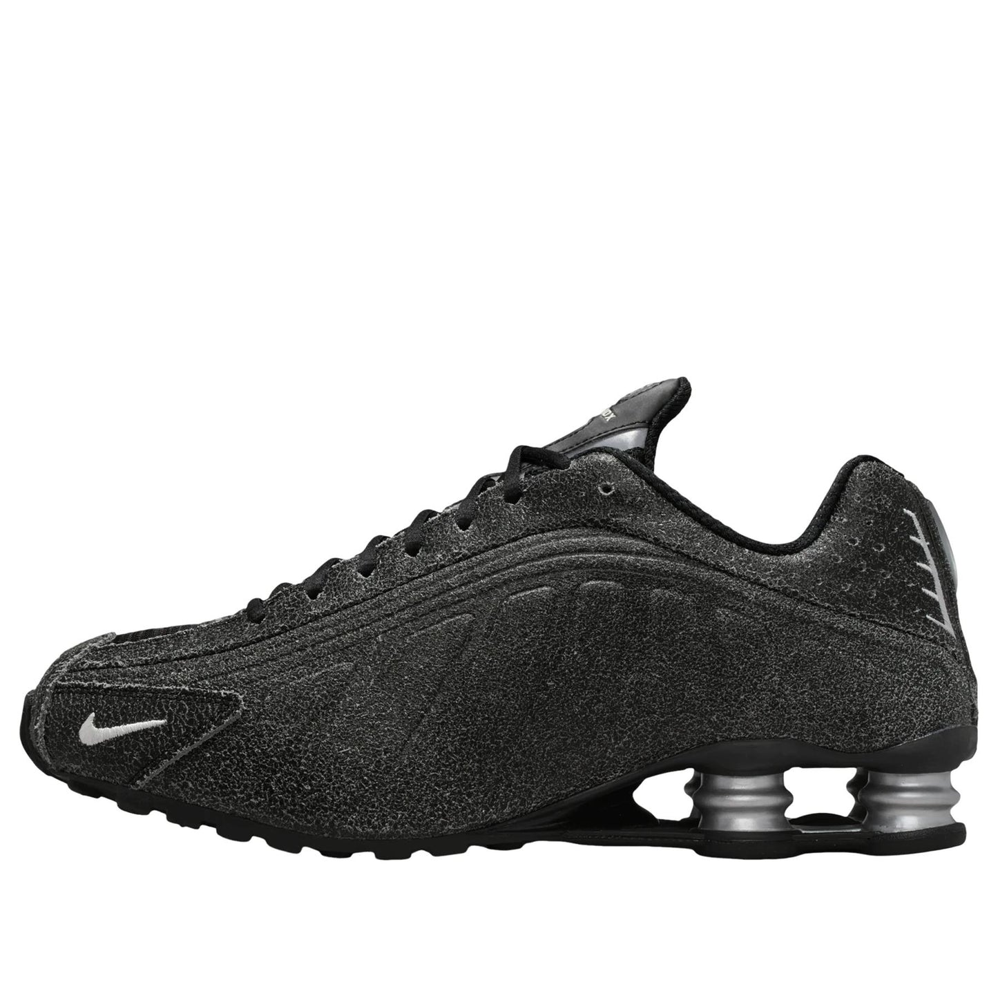Nike Shox R4 
Black Distressed Leather