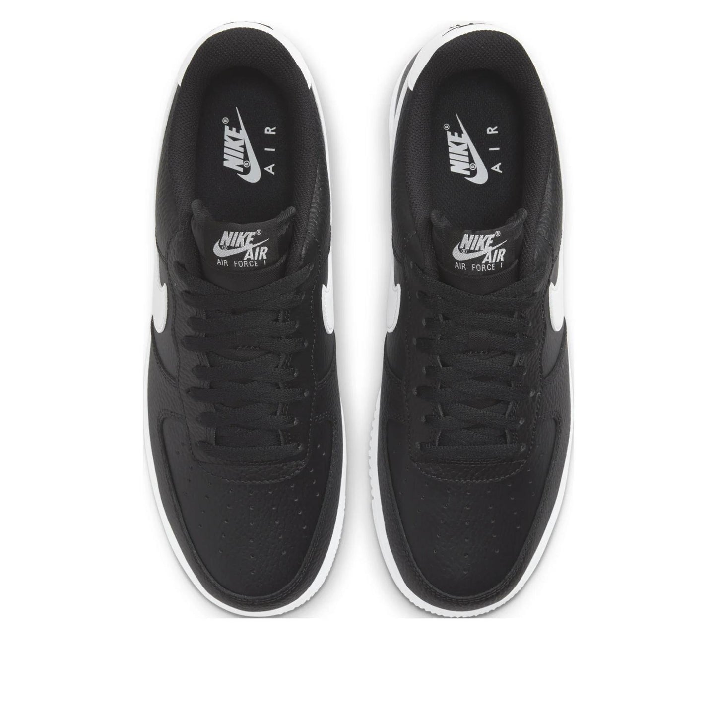 Nike Air Force 1 Low '07 Black White Pebbled Leather Men's CT2302-002