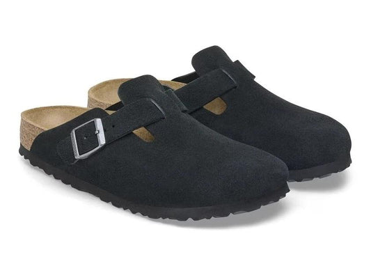 Birkenstock Boston Suede Black Men's 1027142
