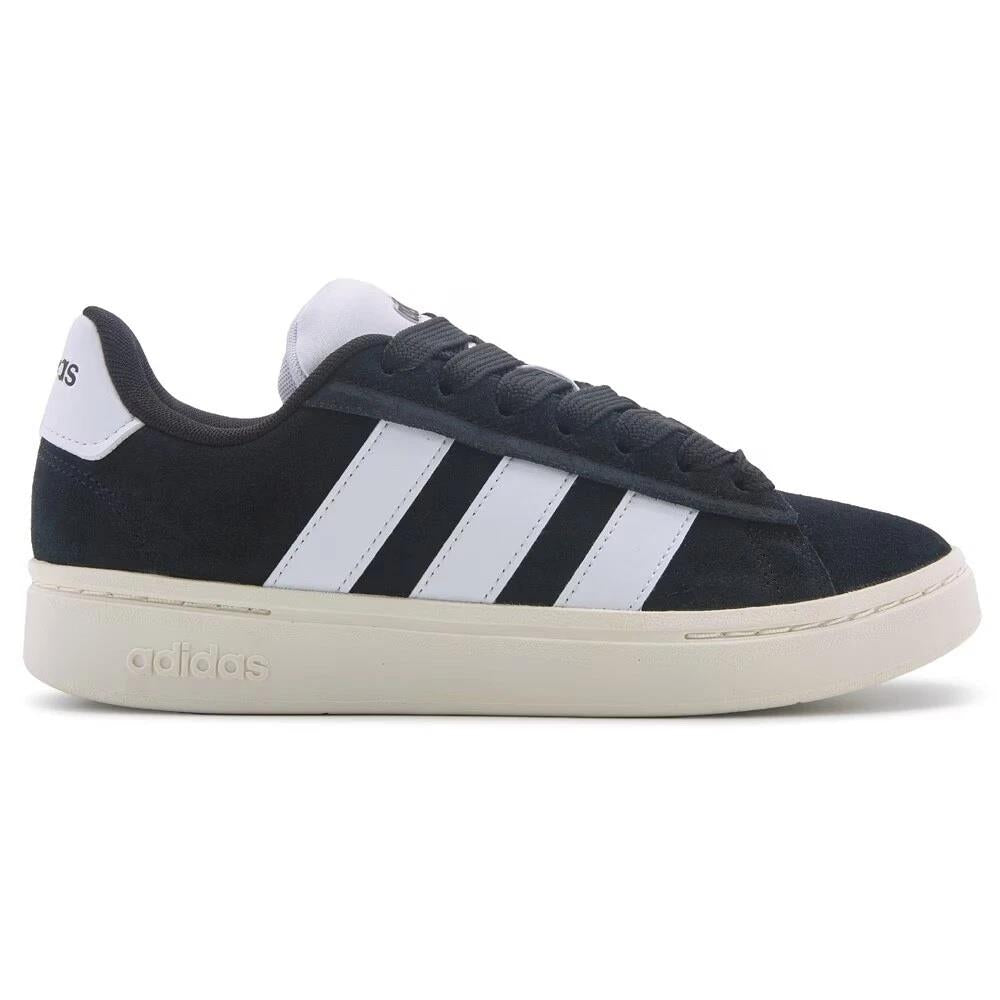 Adidas Grand Court Alpha Black White Retro Sneakers Men's JH7235