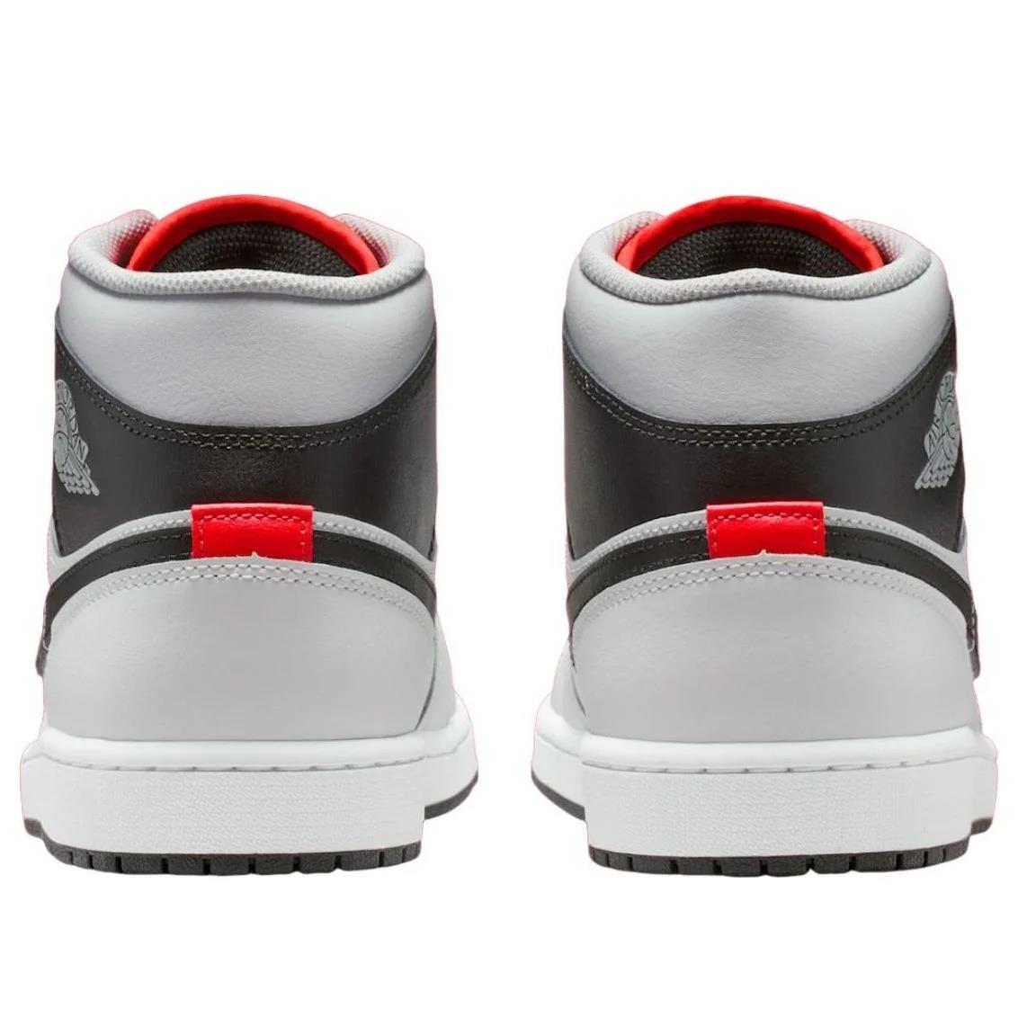 Jordan 1 Mid White Neutral Grey Infrared Men's DQ8426-109
