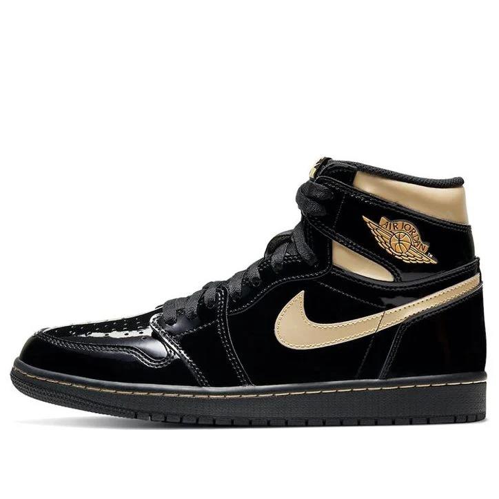 Jordan 1 Retro High Black Metallic Gold (2020) 555088-032 size 10