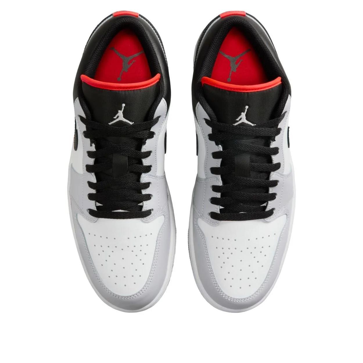 Jordan 1 Low Neutral Grey Infrared Men's 553558-045