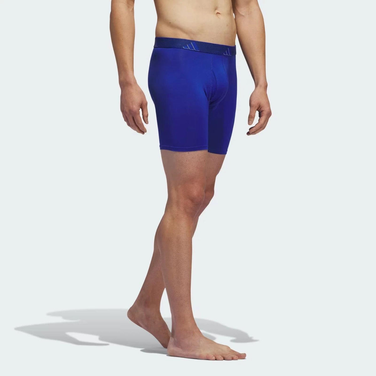 adidas Blue Microfiber Boxer Briefs 3-Pack
