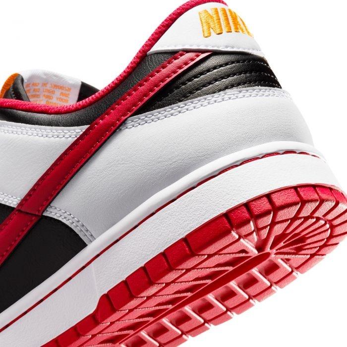 Nike Dunk Low Retro 
Black White University Red