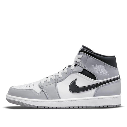 Jordan 1 Mid Light Smoke Grey Anthracite Men's 554724-078