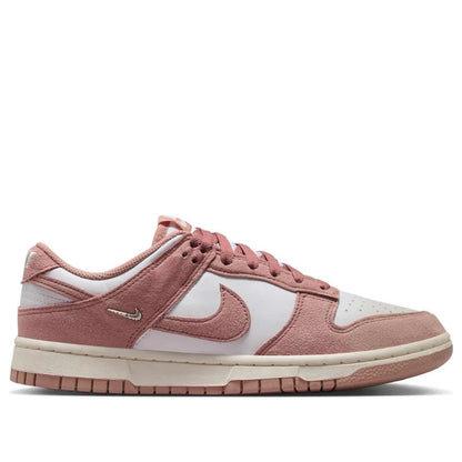 Nike Dunk Low Rose Whisper Gold Mini Swoosh (Women's)