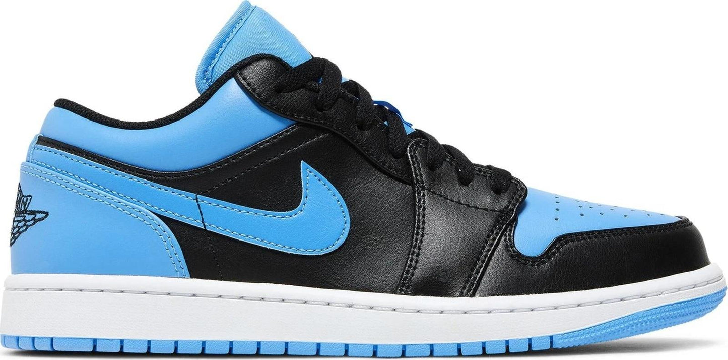 Jordan 1 Low Black University Blue Men's 553558-041