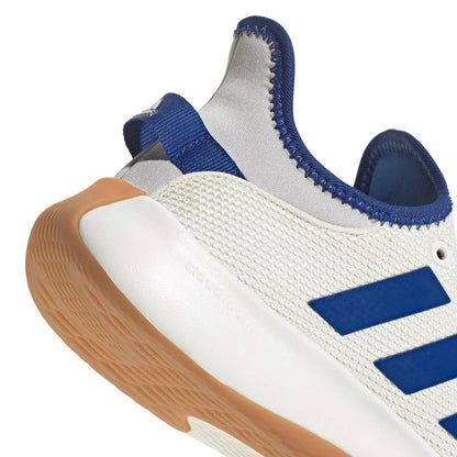 Adidas Cloudfoam Pure Core White Royal Blue Grey (Women's) size 5.5