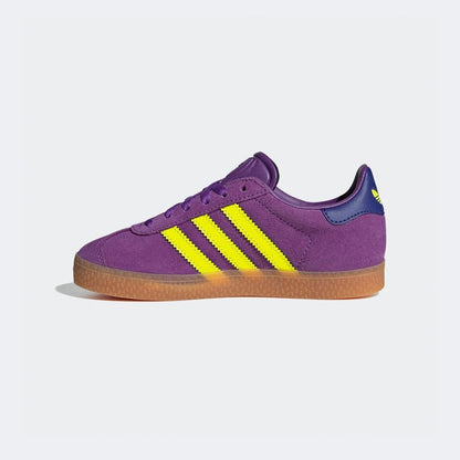 adidas Gazelle Active Purple Solar Yellow Collegiate Purple (PS) JP7131 size 1Y
