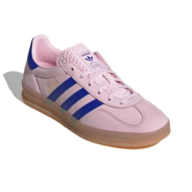 Adidas Gazelle Indoor  Clear Pink Lucid Blue (Women's) JI1371 size 11