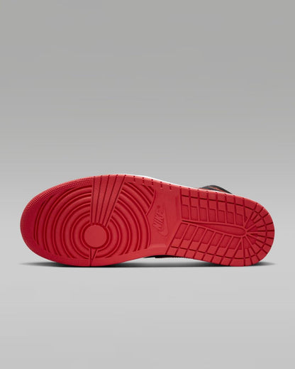 Air Jordan 1 Mid Black University Red