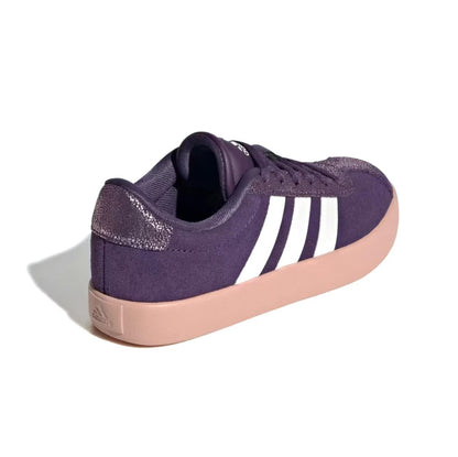 Adidas VL Court 3.0 Aurora Plum Zero Metalic Pink Gum (GS) JS3485