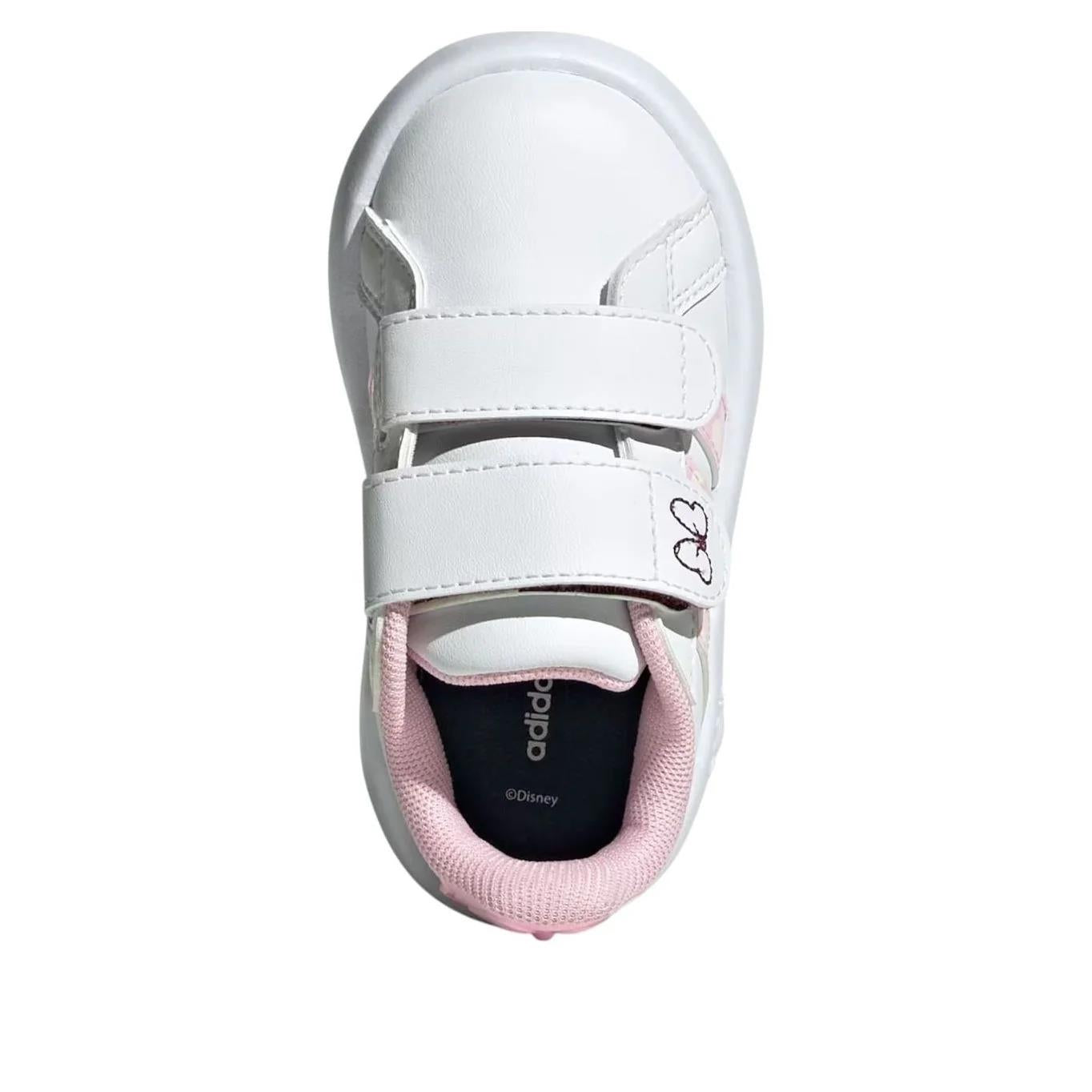 Adidas Grand Court Disney Minnie Mouse Cloud White Clear Pink Chalk White (TD) size 6K