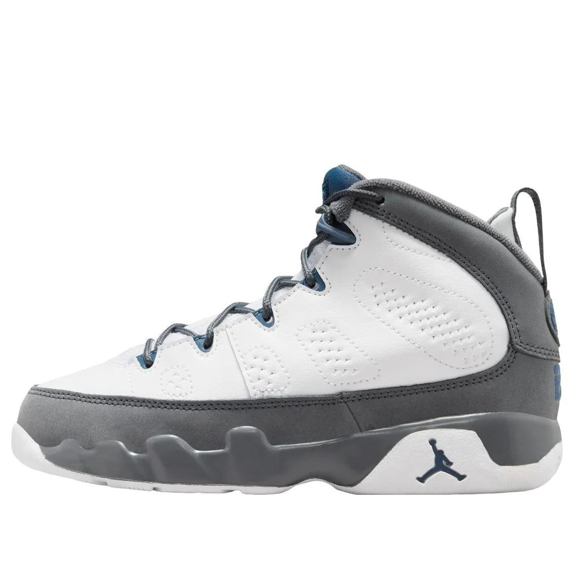 Jordan 9 Retro Flint Grey French Blue (2026) (PS) 401811-100 & TD 401812-100