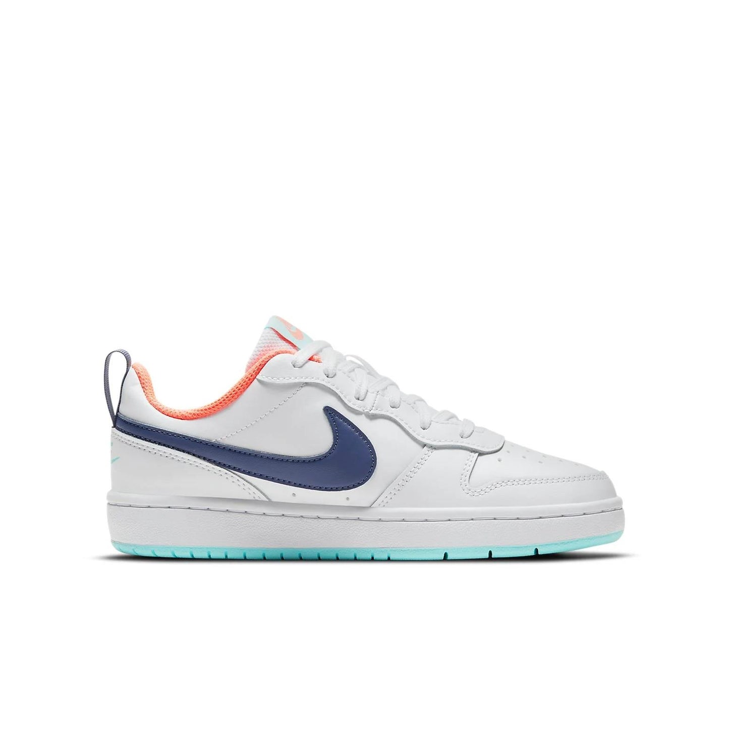 Nike Court Borough Low 2 White Navy (GS) BQ5448-112