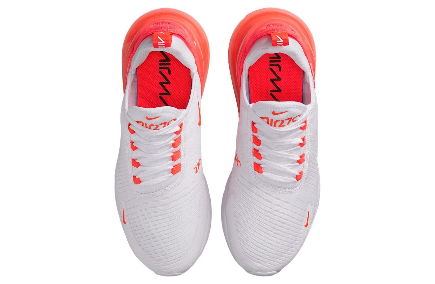 Nike Air Max 270 White Bright Crimson White (Women's) HJ3222-102