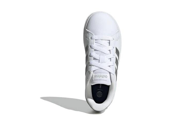 Adidas Grand Court 2.0 Lifestyle Tennis 'White Matte Silver (GS) GW6506