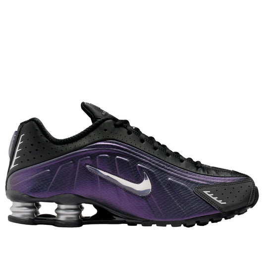 Nike Shox R4 
Black Metallic Silver Purple Dynasty